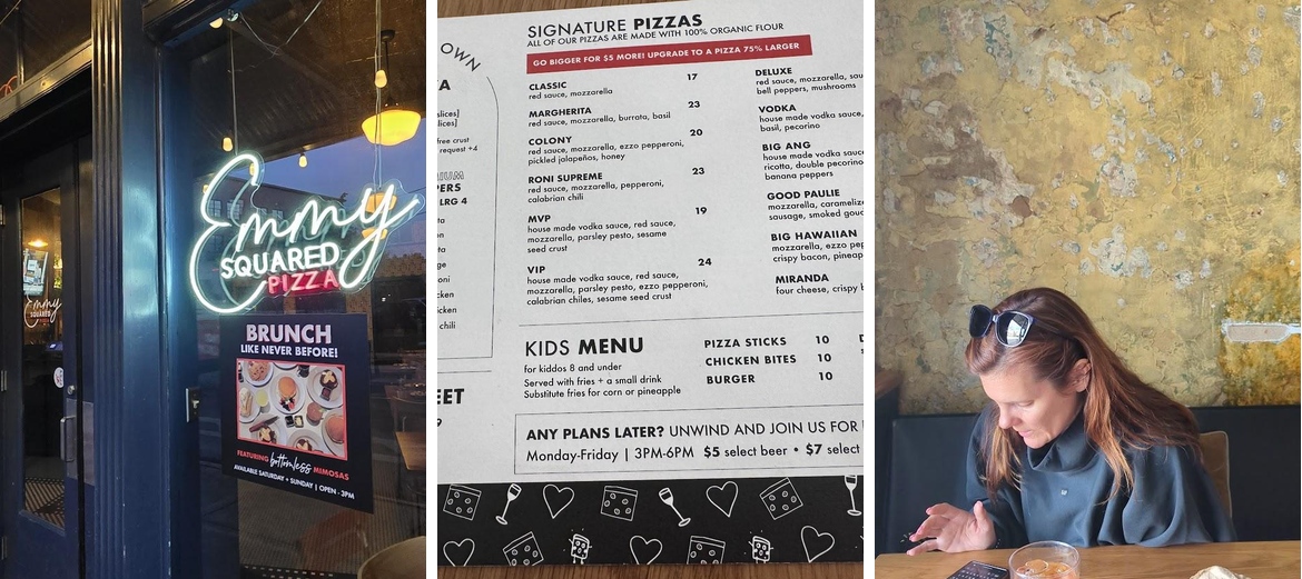 Emmy Squared Pizza: Athens Menu
